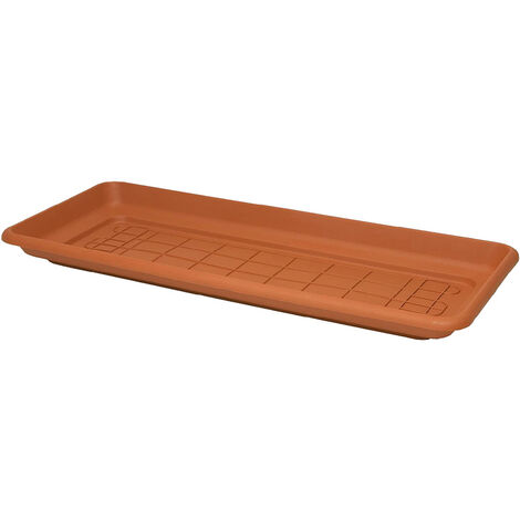 Sottovaso per fioriera rettangolare 'maxi' cm 78 x 33