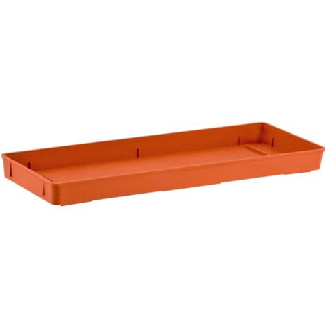 sottovaso per vaso da giaridno gerani colore cotto, 60 cm