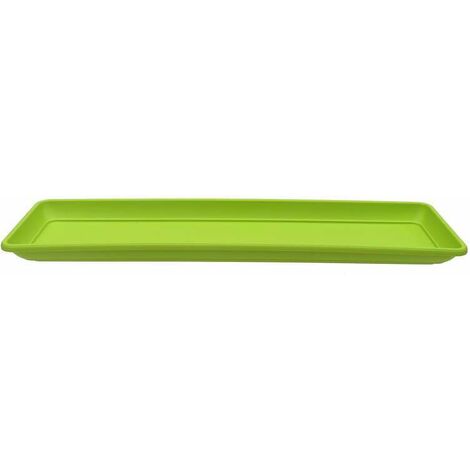 Sottovaso rettangolare ''Sottocassetta Basic'' per fiori e piante da esterno.