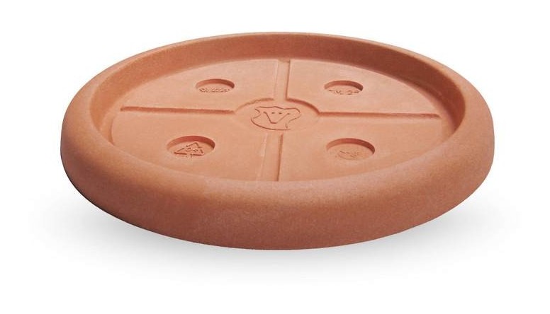 Veca - Sottovaso Rotondo Tortora - 37 cm