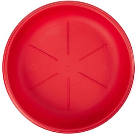 sottovaso rotondo d. 30 rosso corallo