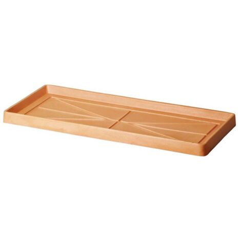 Sottovaso ''sottocassetta classic'' per vasi da esterno per fiori e piante -80 cm / Anticato