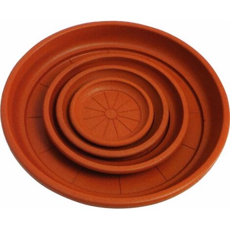 Sottovaso tondo 40 cm per vasi con diametro bocca d. 50 cm  Altezza: 5,2 cm