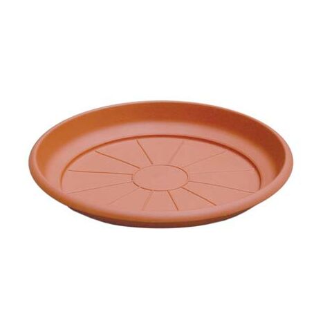 Sottovaso tondo erica ics pp terracotta x vaso cm 80 Ics