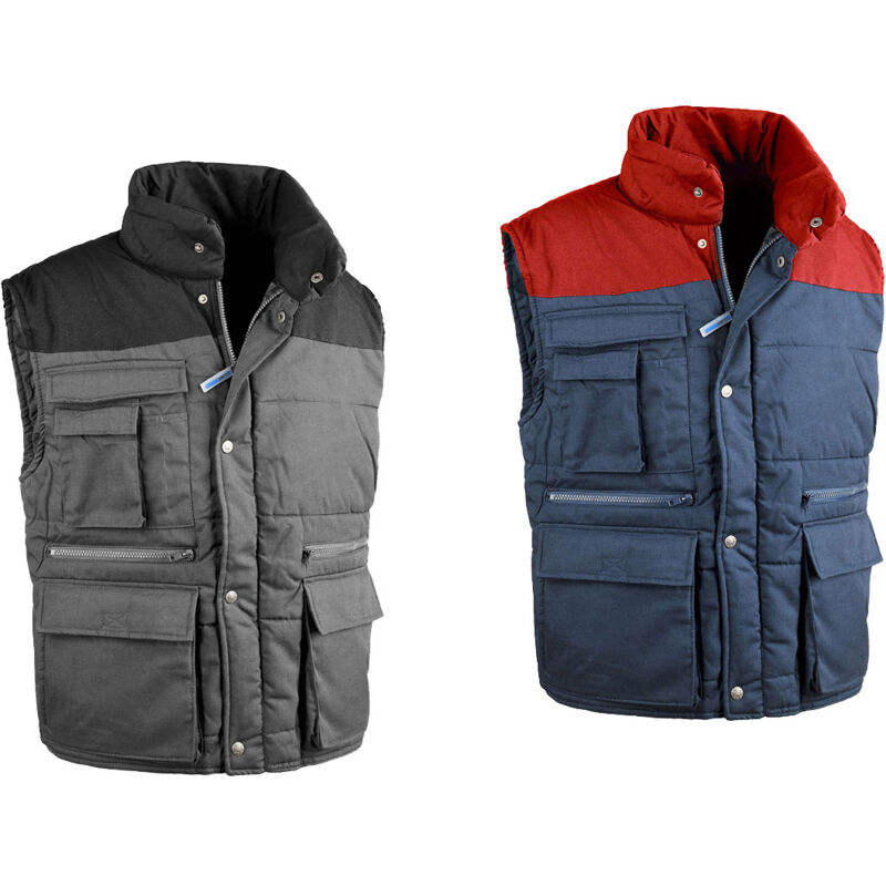 Sottozero Antares 9025 Top gilet de travail rembourré - xl - Bleu/rouge