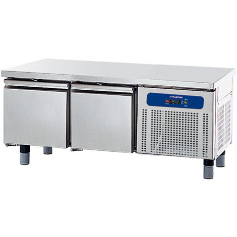 Soubassement Réfrigéré avec 2 Tiroirs 1/1 pour Appareils de Cuisson, L1200 mm - Mastro