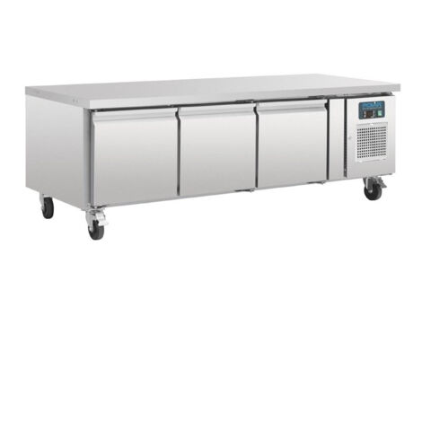 Soubassement Réfrigérée Positif 3 Portes 317L - Polar