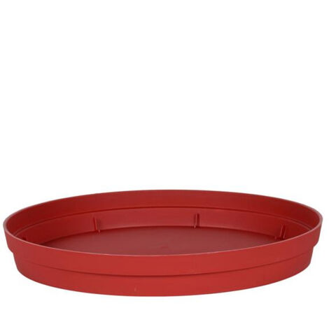 Soucoupe Ø 54 cm pour pot Ø 80 cm - Rouge rubis