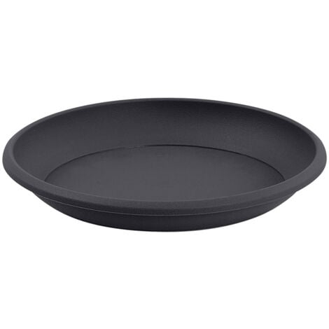 Soucoupe Cancun Ø 30 cm pour pot Cancun Ø 40 cm - Gris anthracite