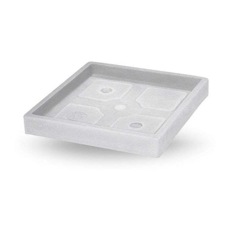 Soucoupe carrée Gris tourterelle - 50 cm