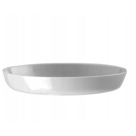 Soucoupe de pot de fleurs Cristal en plastique gris 11 cm