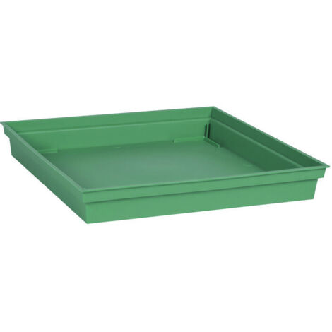 Soucoupe Pot De Fleur Toscone Carre.pour Pot Vert De 26.7 Cm - Eda