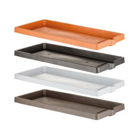 LGVSHOPPING élégante et spacieuse pour grande jardinière rectangulaire, couleur cappuccino - BAMA