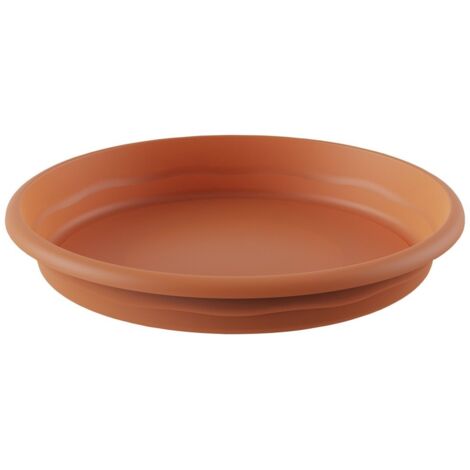 Soucoupe pour pot rond modèle "Terra" Ø14cm couleur marron
