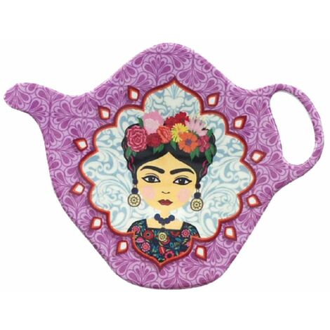 Soucoupe pour sachet de thé Frida Khalo 2