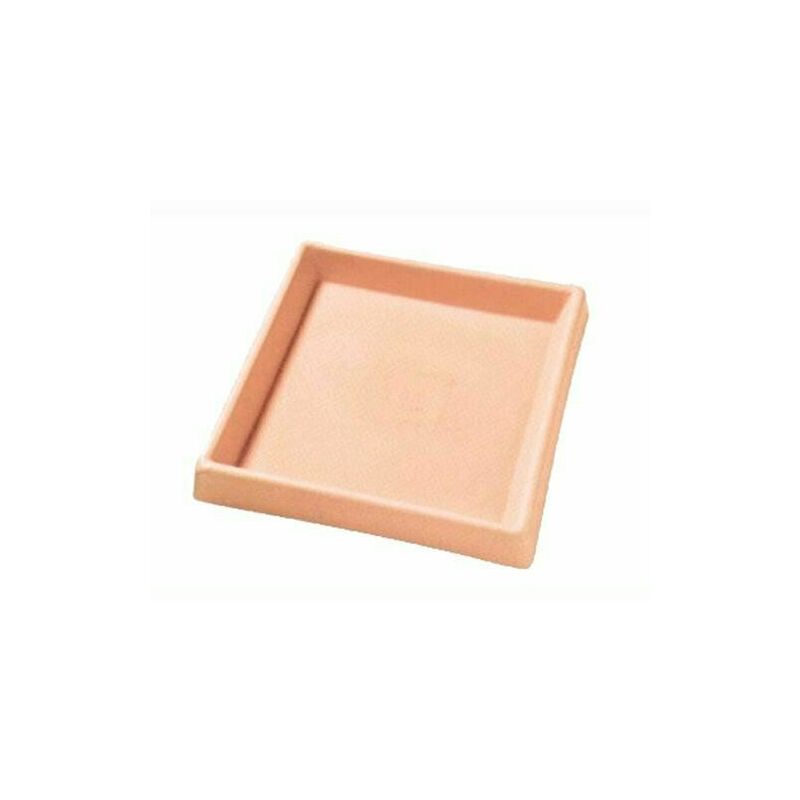 Soucoupe pour vase carré 49 cm -STVQ42 finition impruneta