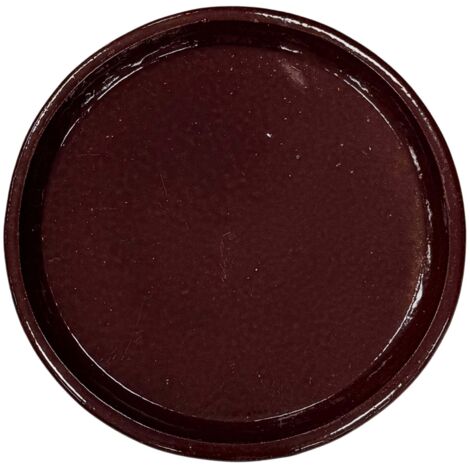 Soucoupe ronde 33cm violet faite à la main en terre cuite émaillée