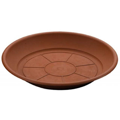 Soucoupe Ronde Pots De Fleurs Plantes Plastique Jardinière Diam. 20cm