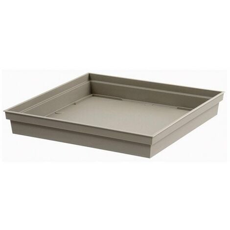 Toscane carrée 32 cm- Taupe - Eda