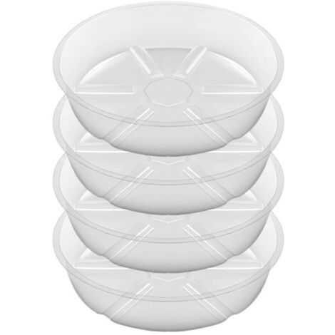 Soucoupe transparente pour plantes, 20 cm, en plastique, plus épaisse.