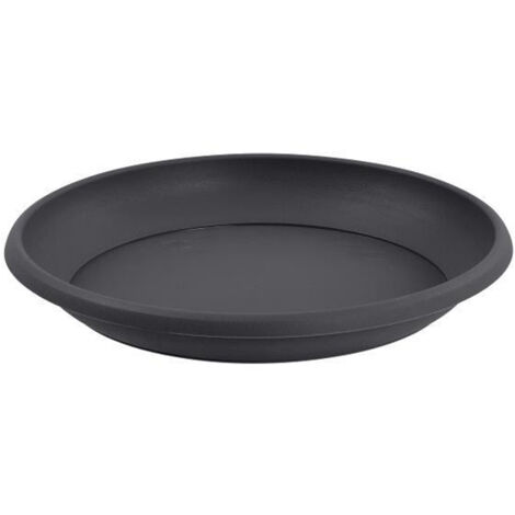 Soucoupe UNIVERSELLE Gris anthracite Ø15 cm, pour pot Ø 20 cm - EDA