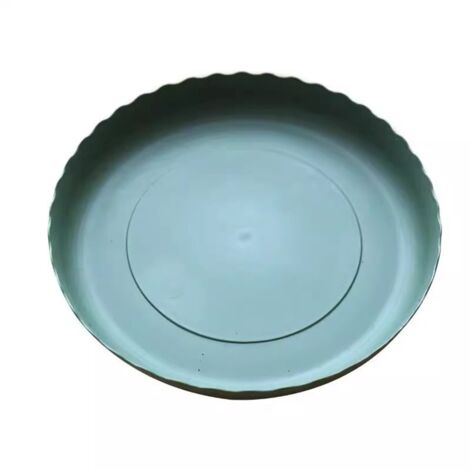 Soucoupes pour plantes, ensemble de 6 soucoupes vertes pour plantes — 3 tailles (15 cm, 17 cm, 18 cm) — Soucoupes et dessous de pots de fleurs — Tapis de protection pour plantes d'intérieur