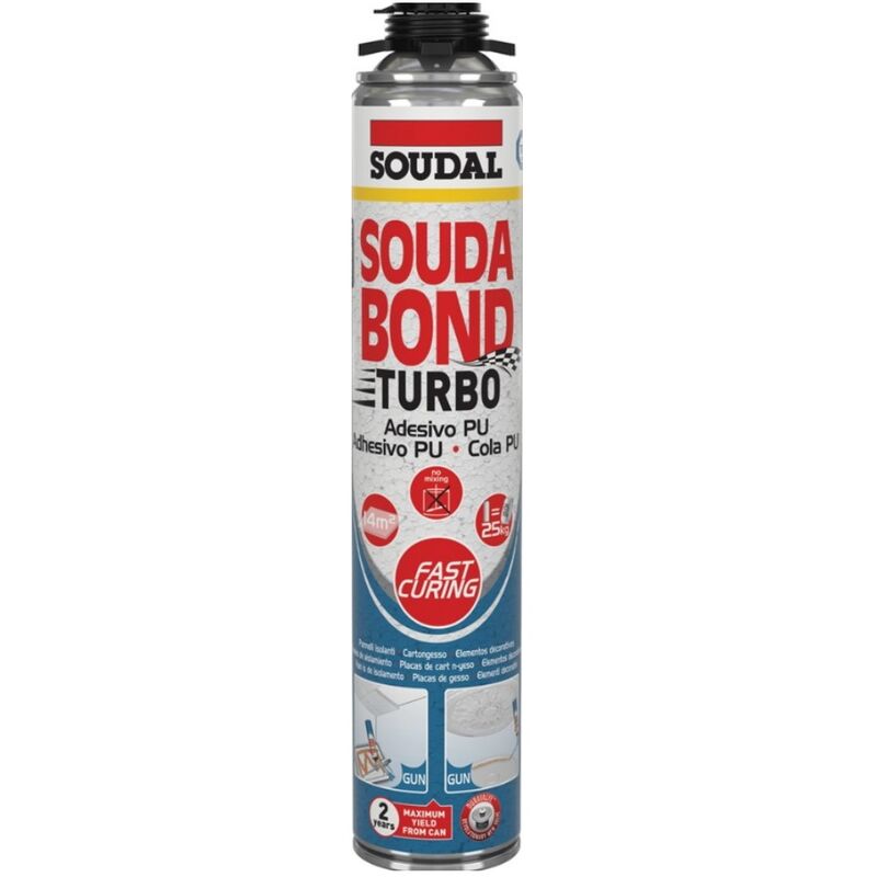 Image of Soudal - schiuma adesiva soudabond turbo 59 secondi