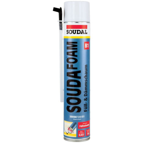 Soudafoam B1 PU-mousse 750 ml, (MDI) SOUDAL (Par 12)