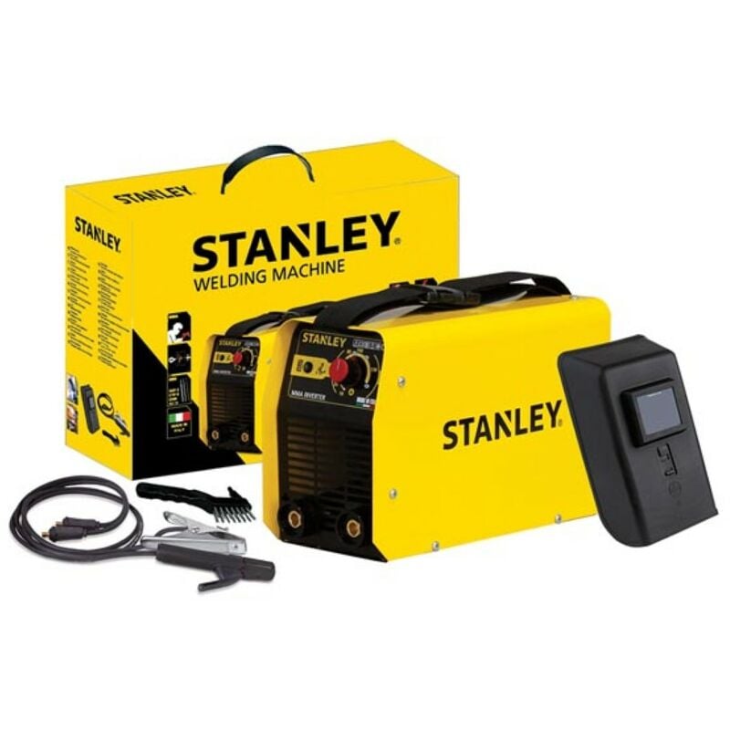 Poste à souder (10-130 a) pour un usage professionnel et domestique, avec accessoires, en kit de 5 pièces. - Stanley