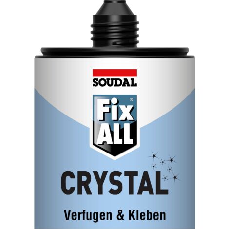 Soudal 282.204,2 cm Fix all Crystal"adesivo sigillante, bianco, 290 ml