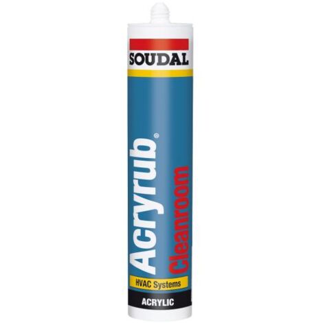 Soudal Acryldichtstoff Acryrub Cleanroom 310ml grau 123868