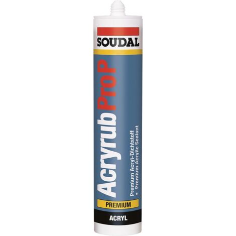 Soudal Acryrub P 310ml Weiss