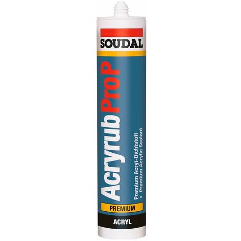 Soudal Acryrub ProP weiss 310ml Dichtstoff Dichtmasse Maleracryl