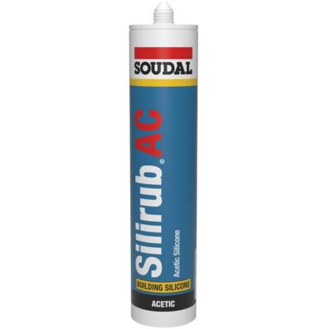 Soudal Bausilikon Silirub AC 300ml transparent 101445