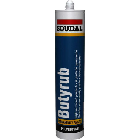 SOUDAL BUTYRUB MASTIC DE JOINTOIEMENT GRIS 300 ML - 102570