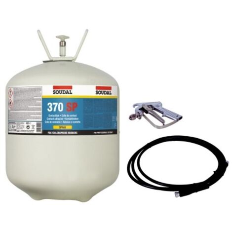 Soudal – Colle néoprène 22L – Prête à l'emploi pour double encollage – Adhère bois, pierre, béton – Résistance haute température jusqu'à 115°C