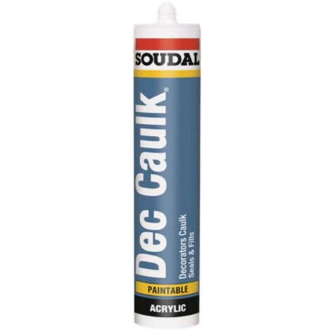 Soudal Decorators Caulk White 300ml