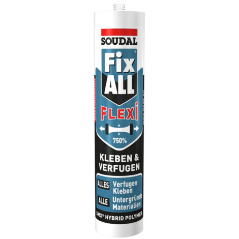 Soudal Fix ALL Flexi adhésif de montage noir 470 g/290 ml