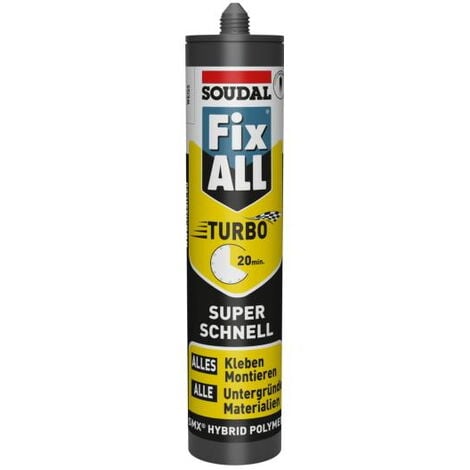 Soudal Fix All Turbo weiss 290ml Montagekleber Dichtstoff Konstruktion Kleber