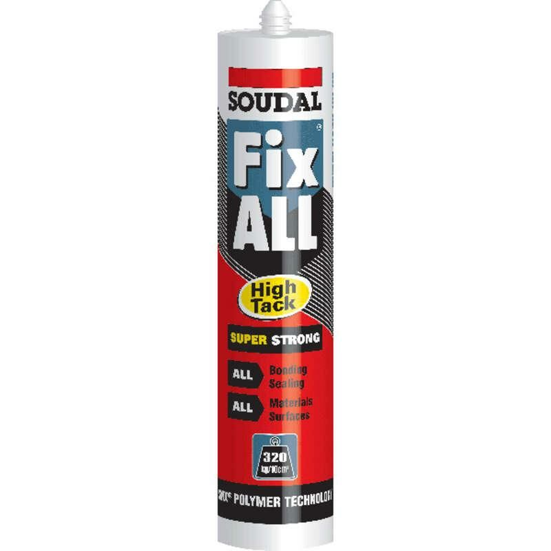 Soudal Fix All White High Tack Sealant Glue