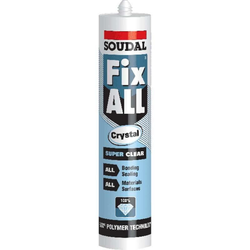 Fix All Crystal Clear Sealant Glue - Soudal