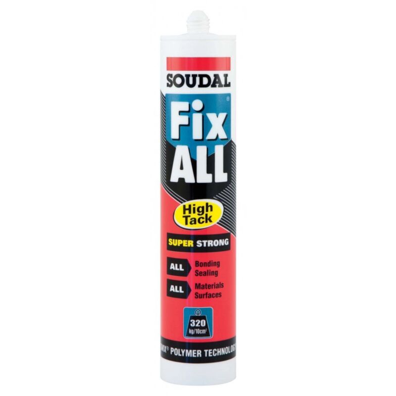 Soudal Fix All White High Tack Sealant Glue