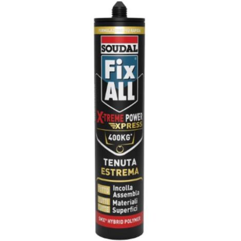 Soudal FIX ALL X-TREME POWER Adesivo sigillante rapido tenuta estrema bianco 280 ML