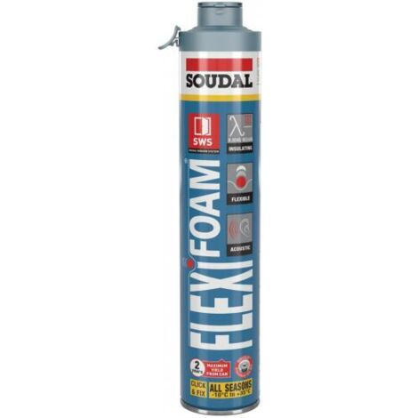 Soudal Flexifoam Gun mousse polyuréthane bleu 750ml