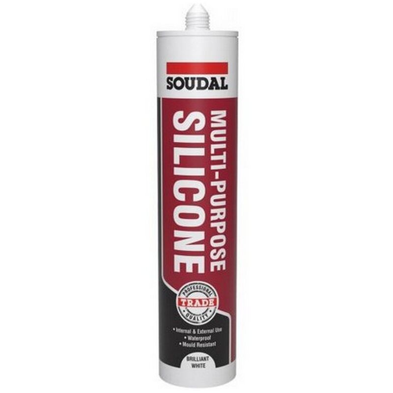 Multi-Purpose Silicone Black 270ml - Soudal