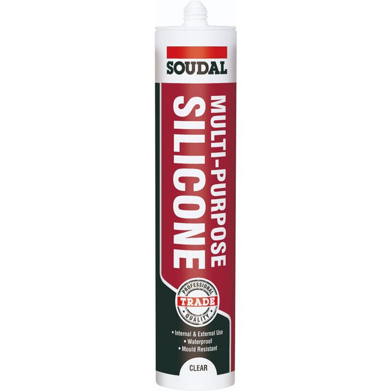 Soudal Multi Purpose Silicone Clear 270ml