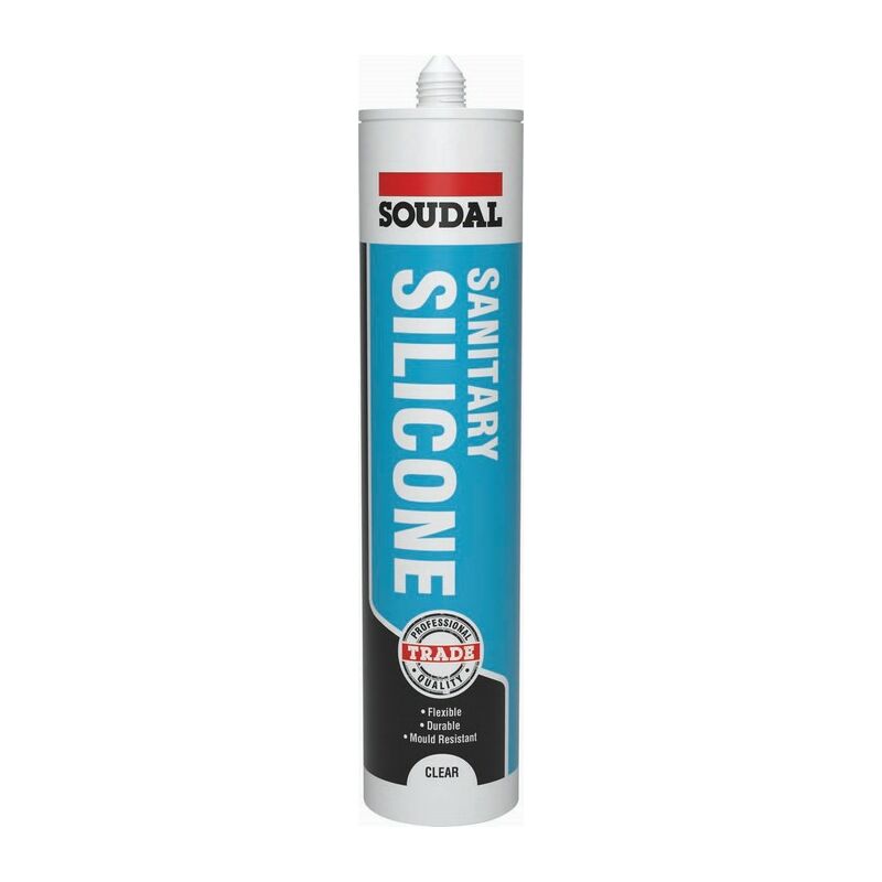 Soudal - Sanitary Silicone Clear 290ml