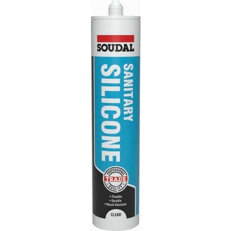 Soudal Sanitary Silicone Clear 290ml
