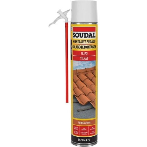 SOUDAL Schiuma per Piastrelle con Cannula Rossa 750ml