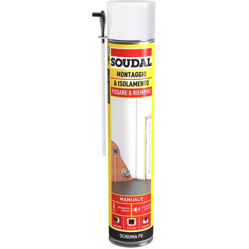 Schiume Soudal Pu Manuale 750 Ml